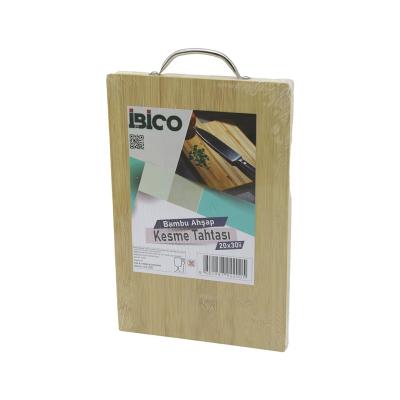 20X30 X 1.7CM LUX AHŞAP BAMBU KESİM PANOSU - KESME TAHTASI METAL KULPLU