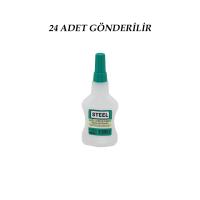 24 ADET WİNCELL STEEL HIZLI YAPIŞTIRICI 37GR MDF-AHŞAP-METAL-PLASTİK-DERİ