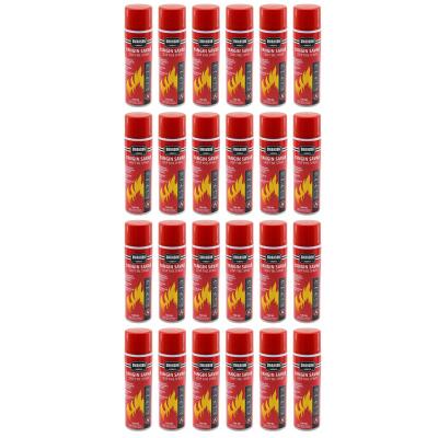 24 ADET YANGIN SÖNDÜRÜCÜ - YANGIN SAVAR SPREY 500ML  EV - OFİS - OTO ARAÇ   ATEŞ BOĞUCU KÖPÜK TABAKA OLUŞTURUR