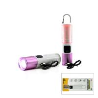 2İN1 KAMP - ÇOK AMAÇLI EL FENERİ USB ŞARJLI ZOOM 6 FONKSİYON IŞIK=DOĞAL - RENKLİ ASKI MANDALI ŞARJ GÖSTERGESİ 005