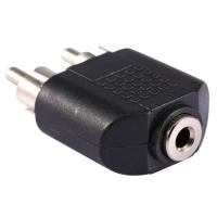 3.5 MM STEREO DİŞİ / 2 RCA ERKEK ÇEVİRİCİ JACK