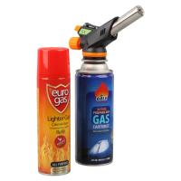3 Parça Profesyonel Pürmüz Seti Pürmüz Torch Çakmak Başlık- Kamp Gazı 400ml- Çakmak Gazı 270