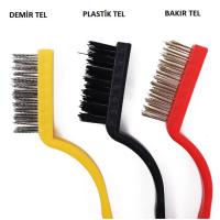 3 Parça Tel Fırça Detaylı Temizlik Seti