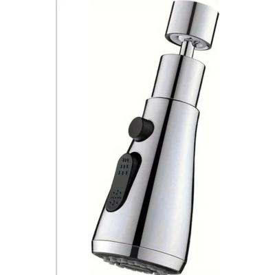 360 DERECE DÖNEBİLEN- 3 MOD  KROM YAĞMUR PÜSKÜRTME BORULU KUBAR MUSLUK UCU