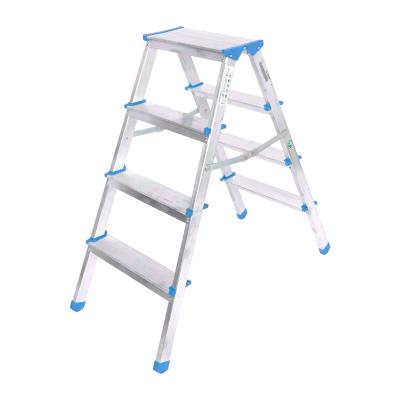 4+4 ÇİFT BASAMAKLI ALÜMİNYUM METAL MERDİVEN YÜKSEKLİK = 92CM BAŞ GENİŞLİK = 8CM