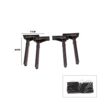 4 ADET KAHVERENGİ SOFRA AYAK KOMPLE PLASTİK 20CM AÇ KAPA