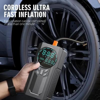 4’ü 1 Arada Lastik Şişirici – Akü Takviyesi – Powerbank – Led Işık