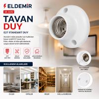 40 ADET E27 KOLAY MONTAJ TAVAN DUY