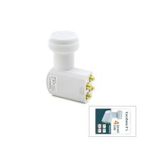 4LÜ UYDU LNB UNIVERSAL QUAD FULL HD -  3D - 0.1DB RLE-400