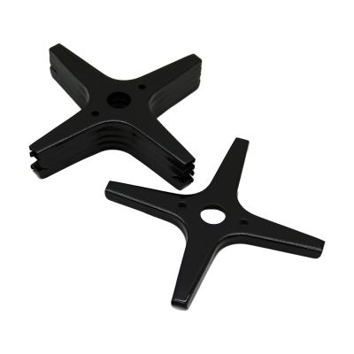 5 ADET SİYAH ARTI MODEL CEZVELİK OCAK KÜÇÜLTÜCÜ EMAYE