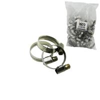 50 ADET 20-32MM METAL HORTUM KELEPÇE TORK AYARLI - AYARLANABİLİR KLİPS
