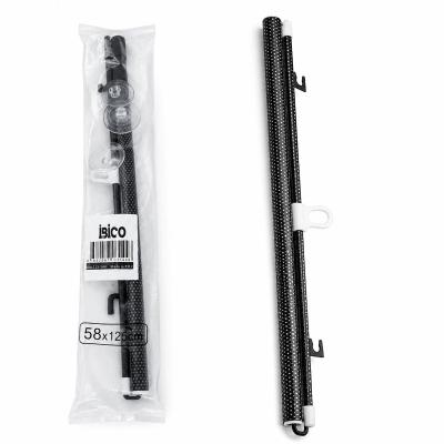 58X125CM OTO-ARAÇ - EV - OFİS CAM PANELİ GÜNEŞLİK PVC PERDE MAKARALI AÇ-KAPA VANTUZLU MONTAJ