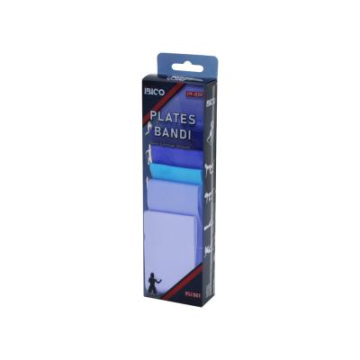 5PCS SİLİKON - ESNEK PLATES BANTI RENKLİ DİRENÇ = 10-15-20-30-40 SEVİYE