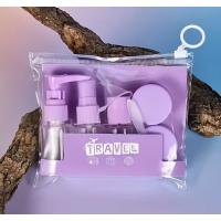 6 Parça Renkli Kapaklı Seyahat İçin Boş Şişe Seti