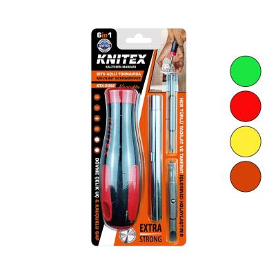 6IN1 - ÇIKAR TAK  KAUÇUKLU BİTS UÇLU TORNAVİDA