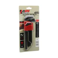 9PCS SİYAH UZUN - DÜZ 180MM ALYAN ALLEN ANAHTAR TAKIMI BRKT-800703