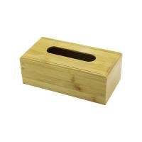 AHŞAP - BAMBU PEÇETELİK KUTU 11.6 X 22.8CM ALT KAPAKLI = KAYAR KANALLI - AÇ-KAPA