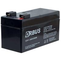 AKÜ 12 VOLT 1.3 AMPER ORBUS ORB12-1.3 (96 X 42 X 52 MM) (81)