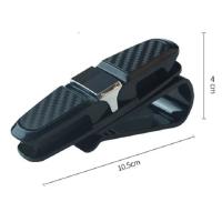 Araç İçi Güneşliğe Takılan 2'li Gözlük,Kart,Para Takmalık Aparat