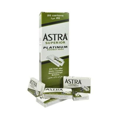 ASTRA JİLET YEŞİL 1 KUTU İÇİNDE 20 KÜÇÜK PAKET VE HER PAKETTE 5 JİLET VAR -  TOPLAM 100 JİLET