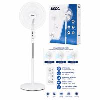 BEYAZ 5 PERVANE - 16 INC EV - OFİS KOMPAKT - SESSİZ - ÜÇ KADEME 140CM YÜKSEKLİK AYAKLI VANTİLATÖR SF-6789
