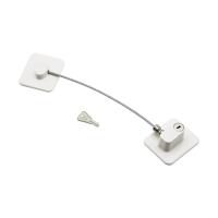 BEYAZ PLAKA   HALATLI  EMNİYET KİLİT  5X6CM YAPIŞKANLI MONTAJ=2PCS PLAKA   HALAT=18.8CM