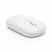Beyaz Renkli Ergonomik Sessiz Kablosuz Mouse – USB Alıcılı, Ofis ve Oyun İçin Konforlu Bilgisayar Faresi MS6310