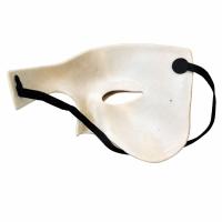 Beyaz Yarım Erkek Maske – Phantom Parti &amp;amp; Balo Maskesi