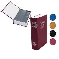 BÜYÜK=240X155X55MM KİTAP MODELİ KİLİTLİ KASA - KUMBARA