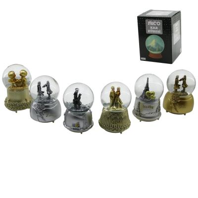 BÜYÜK BOY - 10CM PİLLİ - IŞIKLI MÜZİKLİ KAR KÜRESİ CAM ESKİTME İNSAN FİGÜRLÜ - DESEN MİX RENKLİ HERHANGİ BİR TANESİ GÖNDERİLİR