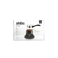 CAM ELEKTRİKLİ CEZVE TÜRK KAHVE MAKİNESİ - 5FİNCAN=500ML KABLOSUZ KULLANIM- 360°DÖNER 600W SCM-2981