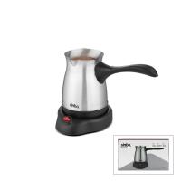 ÇELİK ELEKTRİKLİ CEZVE TÜRK KAHVE MAKİNESİ - 6FİNCAN=500ML 360° KABLOSUZ KULLANIM KATLANIR KULP 600W SCM-9039