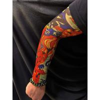 Çorap Dövme Giyilebilir Kol Bacak Dövmesi Likralı 2 Adet Model 4