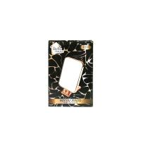 DİKDÖRTGEN - BAKIR 15X11.5CM MAKYAJ AYNASI ÇİFT TARAFLI KATLANIR AYAKLI