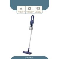 DİKEY MAVİ ELEKTRİKLİ SÜPÜRGE 500W 90° BAŞLIK - 1.5LT TOZ HAZNE - ÇİFT FİLTRE SVC-8628