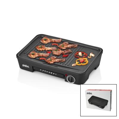 ELEKTRİKLİ IZGARA AYARLANABİLİR TERMOSTAT YAPIŞMAZ KOLAY TEMİZLENİR 2200W SBG-7120