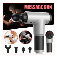 Fascial Gun RH-320 6 Kademe Hız Ayarlı, 4 Parça Başlıklı, Usb Şarjlı, Masaj Tabanca Aleti