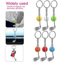 Gerçekçi Golf Tasarımlı Şık Anahtarlık Kolye Çanta Süsü Golf Keychain