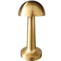 GOLD Mantar Lamba CT-8429 Lizbon 3 Renk Şarjlı Masa Lambası