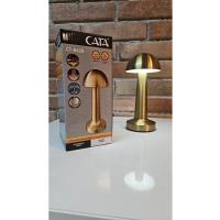 GOLD Mantar Lamba CT-8429 Lizbon 3 Renk Şarjlı Masa Lambası