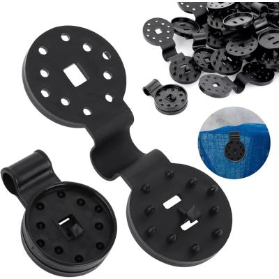 Gölgelik File Klipsi 100 Adet Gölgelik İp Geçirme Aparatı