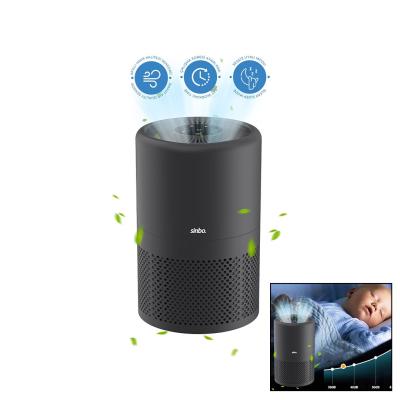 GRİ HAVA TEMİZLEME CİHAZI OTOMATİK FAN 3 KADEME FİLTRELEME LED AYDINLATMA SESSİZ UYKU MOD SAP-5507