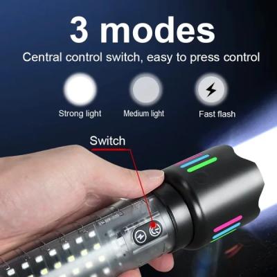 Güçlü Taktik Led El Feneri Paweınuo Sdt53 ? 3800lm, 35w, Yan Cob Aydınlatma Ve Type-c Şarj Özelliğine Sahip