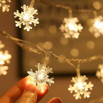 GÜN IŞIĞI - KAR TANESİ 3MT PİLLİ 2 FONKSİYONLU PERİ LED - DEKOR LAMBA