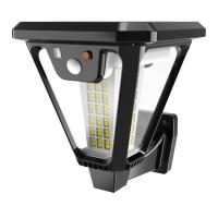 HS-V83 SOLAR SENSÖRLÜ 100 SMD LEDLİ 3 MODLU BAHÇE VE DUVAR LAMBASI