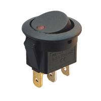 IC-132 YUVARLAK NOKTA IŞIKLI ON-OFF 3 PIN 220 VOLT ANAHTAR