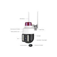 INT-CMR21 SD-kart destekli Hareketli Sesli Gece Renkli PTZ Akıllı Wifi Güvenlik Kamerası