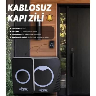 Kablosuz Su Geçirmez Kapı Zili