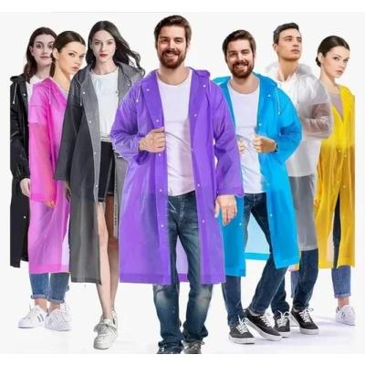 Kadın Erkek Yağmurluk Kapüşonlu Çıtçıtlı Eva Raincoat