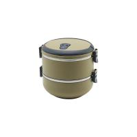 KAHVERENGİ 2Lİ SEFER TASI SAKLAMA KABI 1.2LT